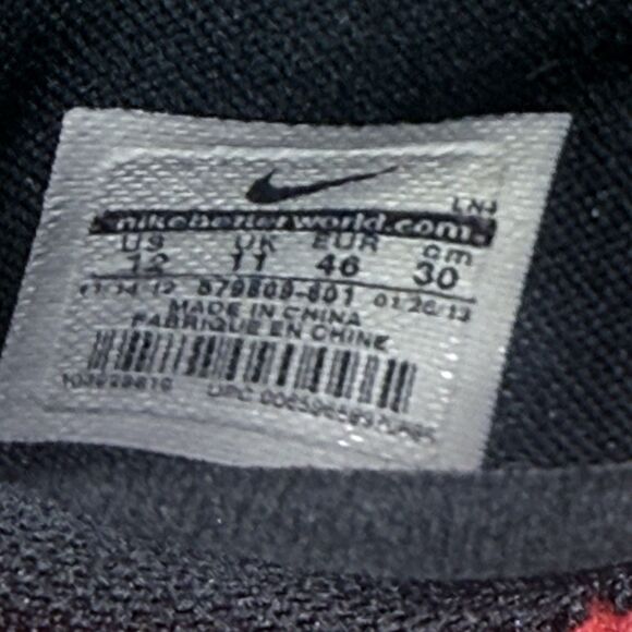 Nike Lunar Fingertrap Black and Red Men’s Size 12 main image 7